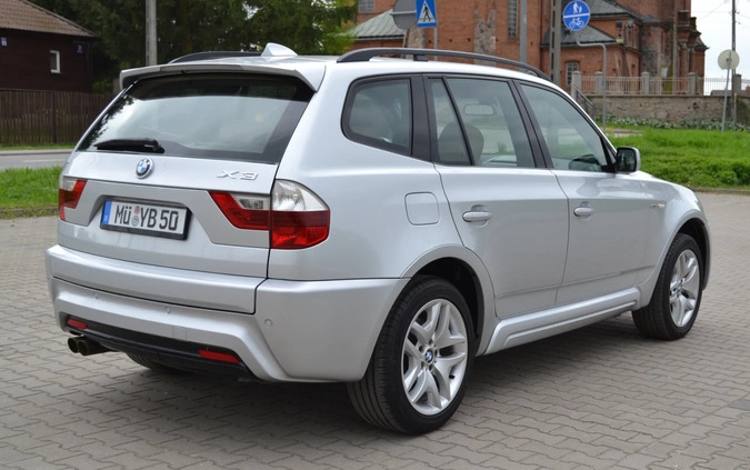 BMW X3 cena 36500 przebieg: 240000, rok produkcji 2007 z Radom małe 562